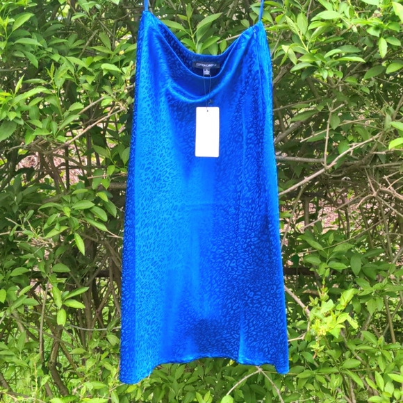 Cotton Candy Dresses & Skirts - NEW Cotton Candy LA  electric blue silk skirt